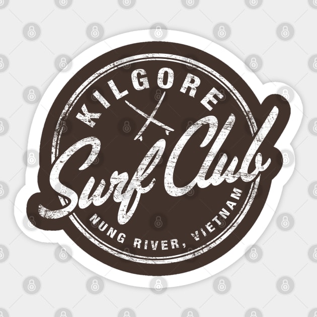 Kilgore Surf Club Sticker by MoviTees.com